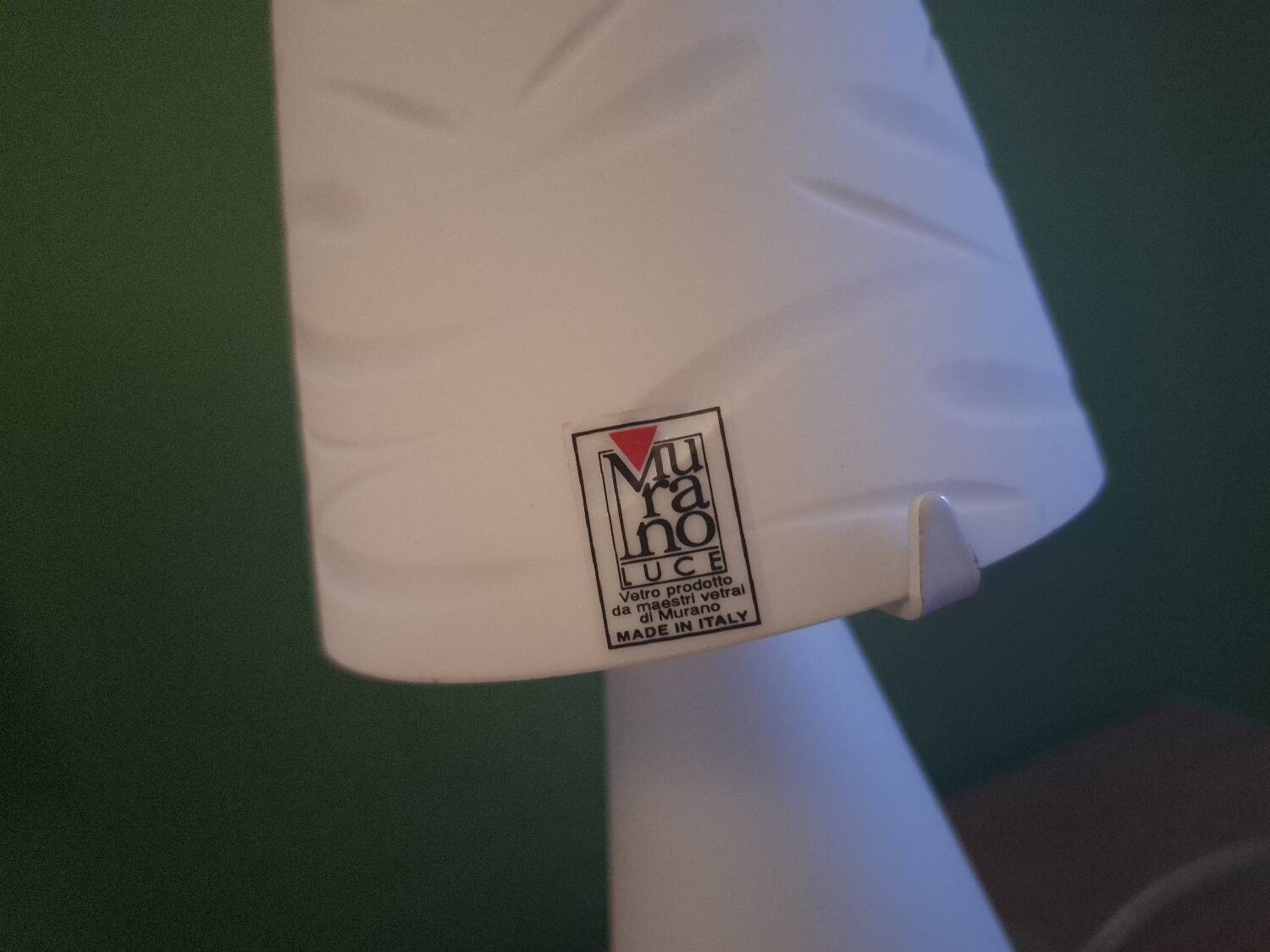 2 Murano bedside lamps, Luce