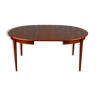 Scandinavian design round table in vintage teak 1960