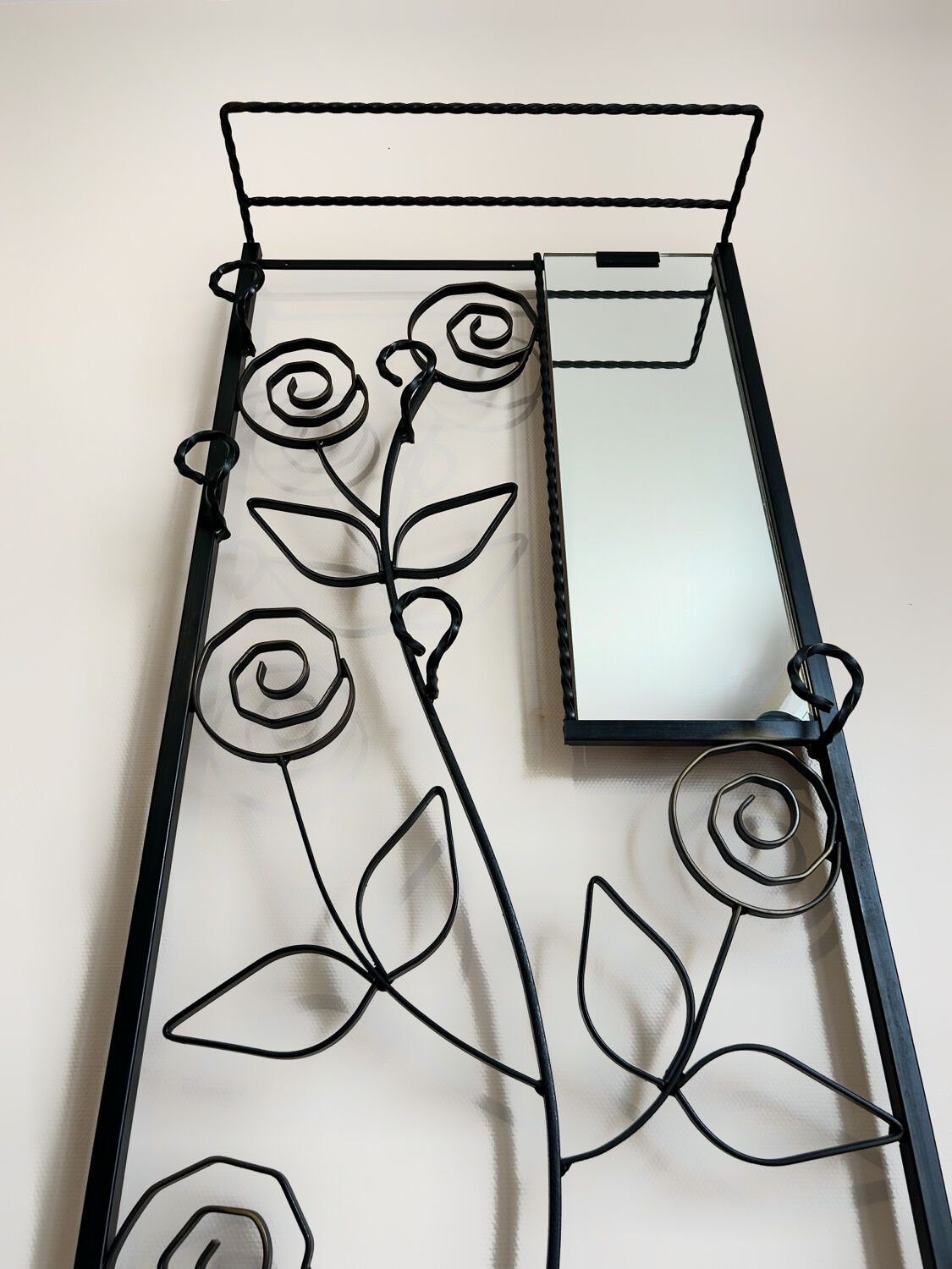 Porte manteau fer forgé années 60