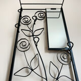 Wrought iron coat rack from the 60s