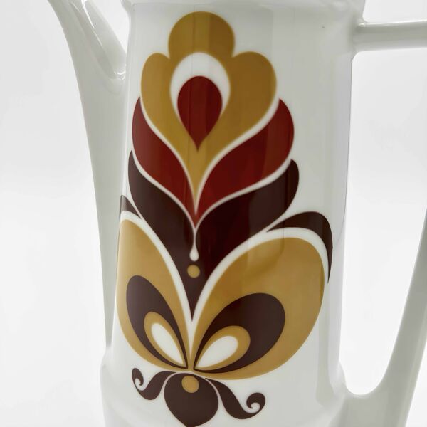 Service à café pop porcelaine fine Schirnding 70's