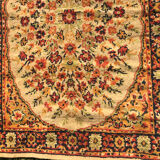 Tapis vintage fleurs