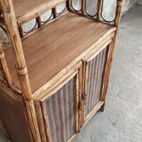 Vintage bamboo shelf