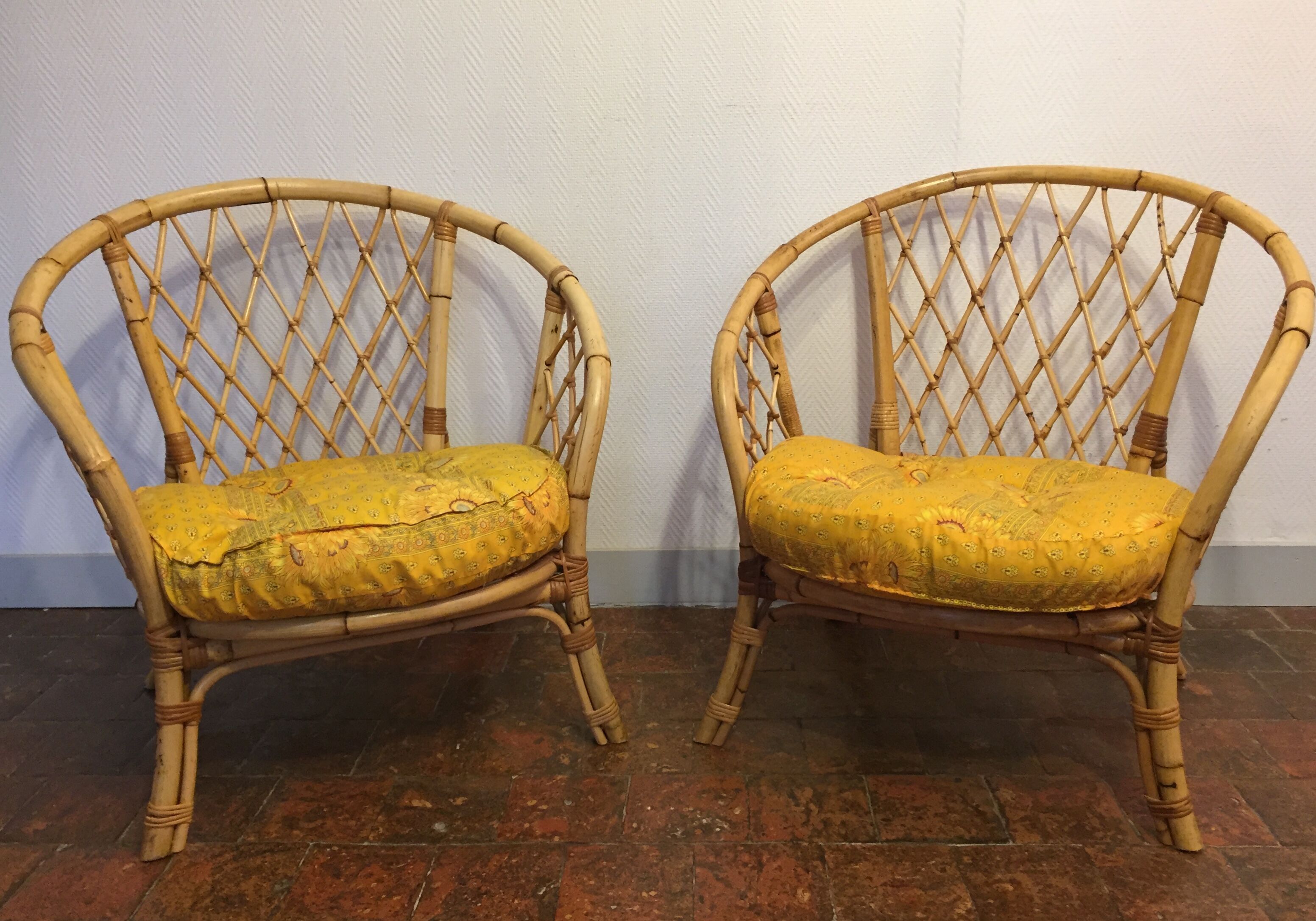 Vintage rattan chairs