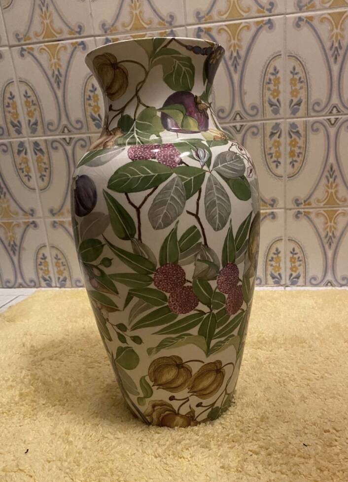 Lancel Paris ceramic vase