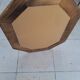 Venetian mirror 70s in wood and brass 69x90cm