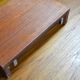 Paire de chevets suspendus scandinave teck 1960s