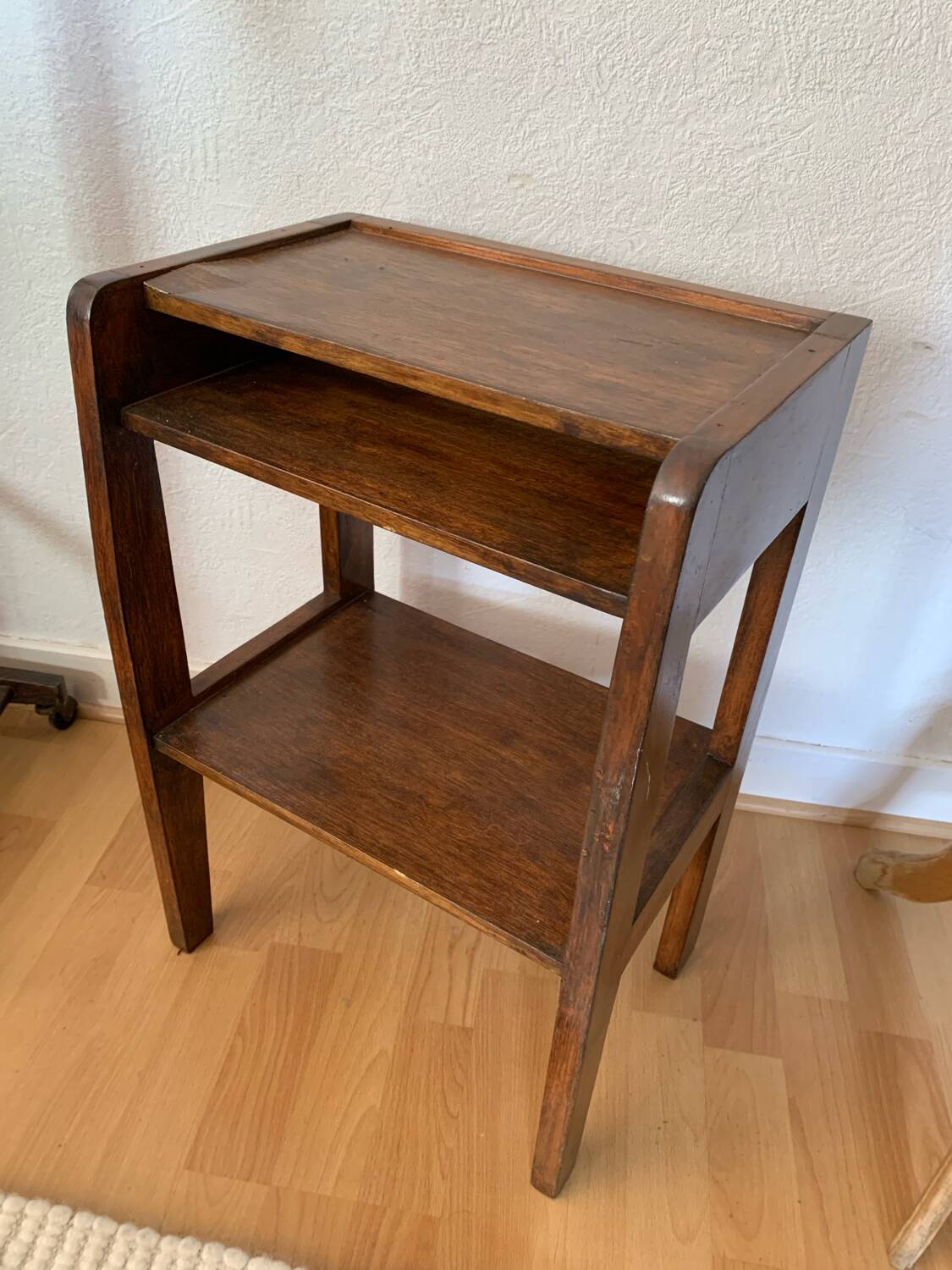 Oak bedside table