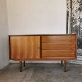Vintage enfilade, walnut veneer 1970