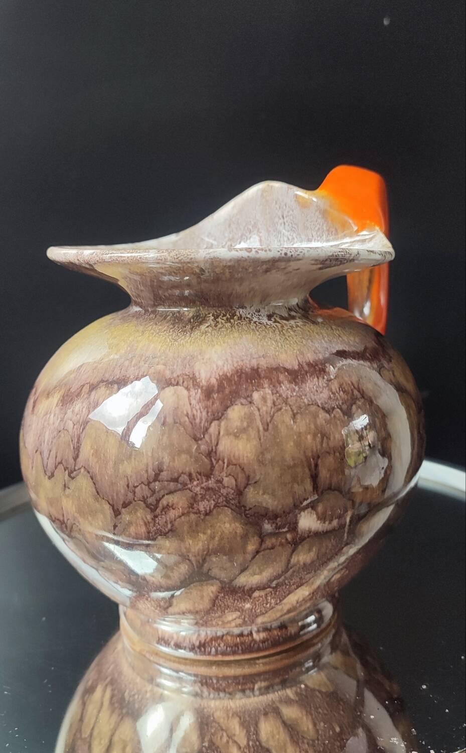 Ceramic pitcher by Roberto Rigon for Bertoncello, 1960s-70s