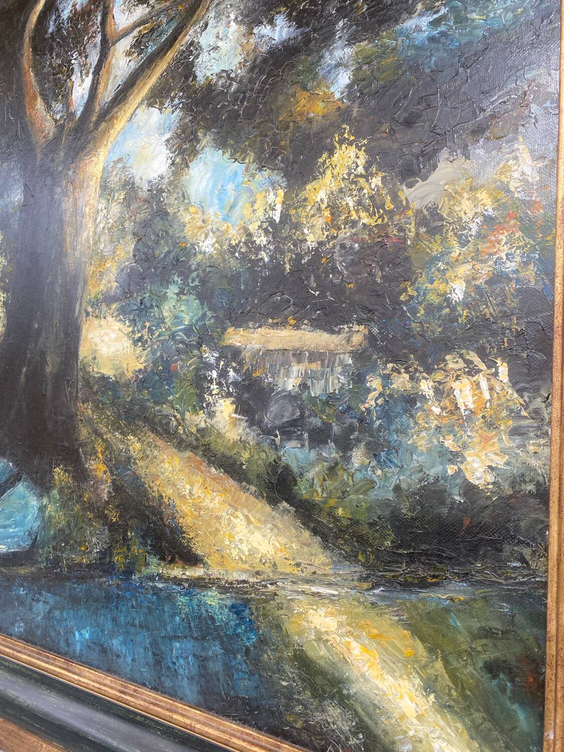 Henri Guey, The Great Pine, oil on canvas, Balaruc-les-Bains