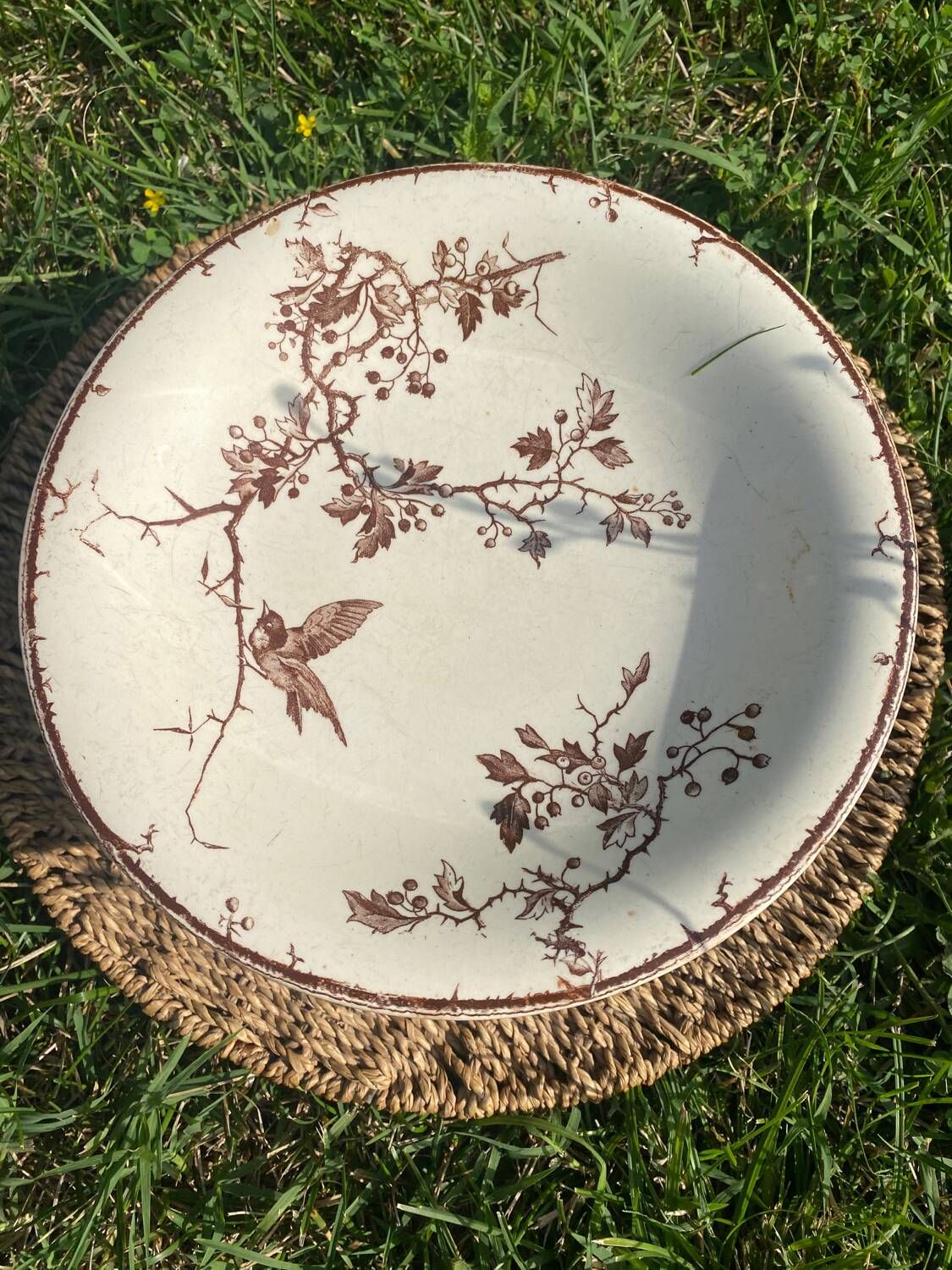 Gien iron earth compote dish