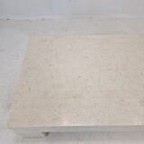 Fossil stone coffee table, 1980s