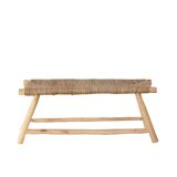 Handmade rope bench