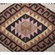 Vintage Turkish Handmade Wool Cotton Brown Kilim Runner 103x424