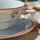Floral porcelain cups