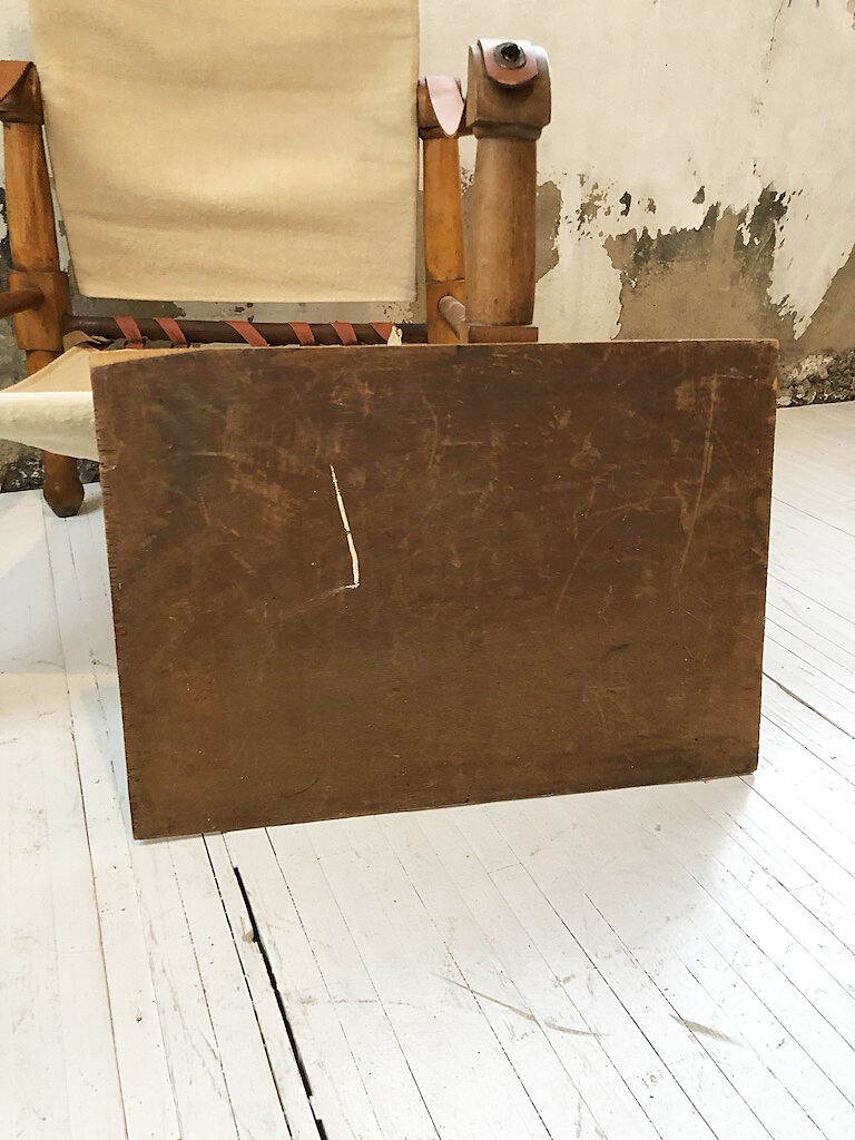 Paint oil on wood "swans"