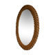 Rattan mirror from the 1960