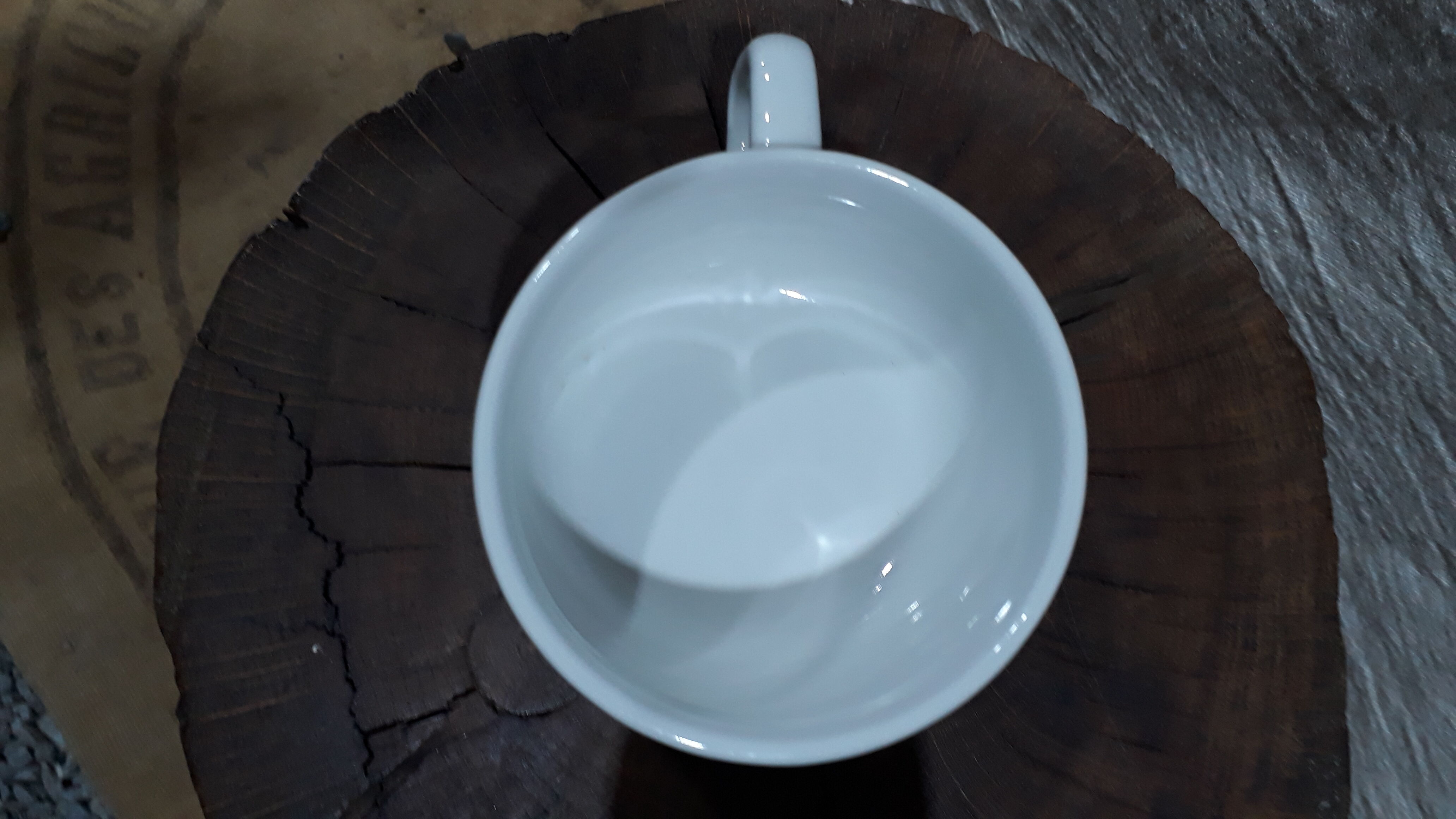 Coffee set 5 cups with Mehun white porcelain milk pitcher (France)