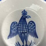 Besançon, plat décor à l’aigle bleu début XIXème
