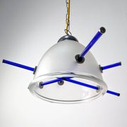 Lampe à suspension design italien en verre de Murano