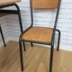 School desk and chair