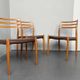 Set of 3 teak chairs, model 78 by Niels Otto Möller for JL Möllers Möbelfabrik, Denmark, 1960s