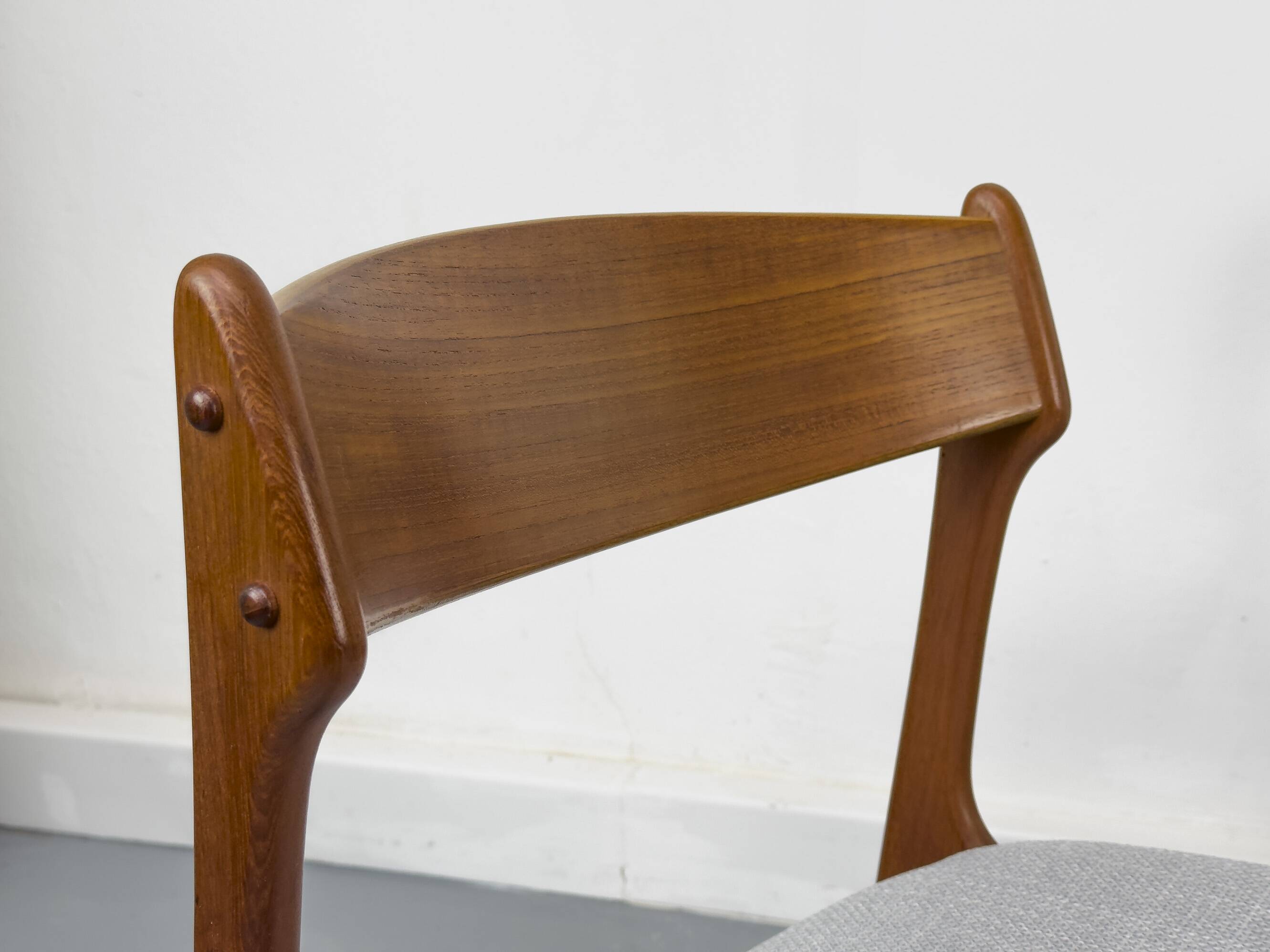 Danish Teak Dining Chairs by Erik Buch for OD Møbler, 1960s, Set of 4