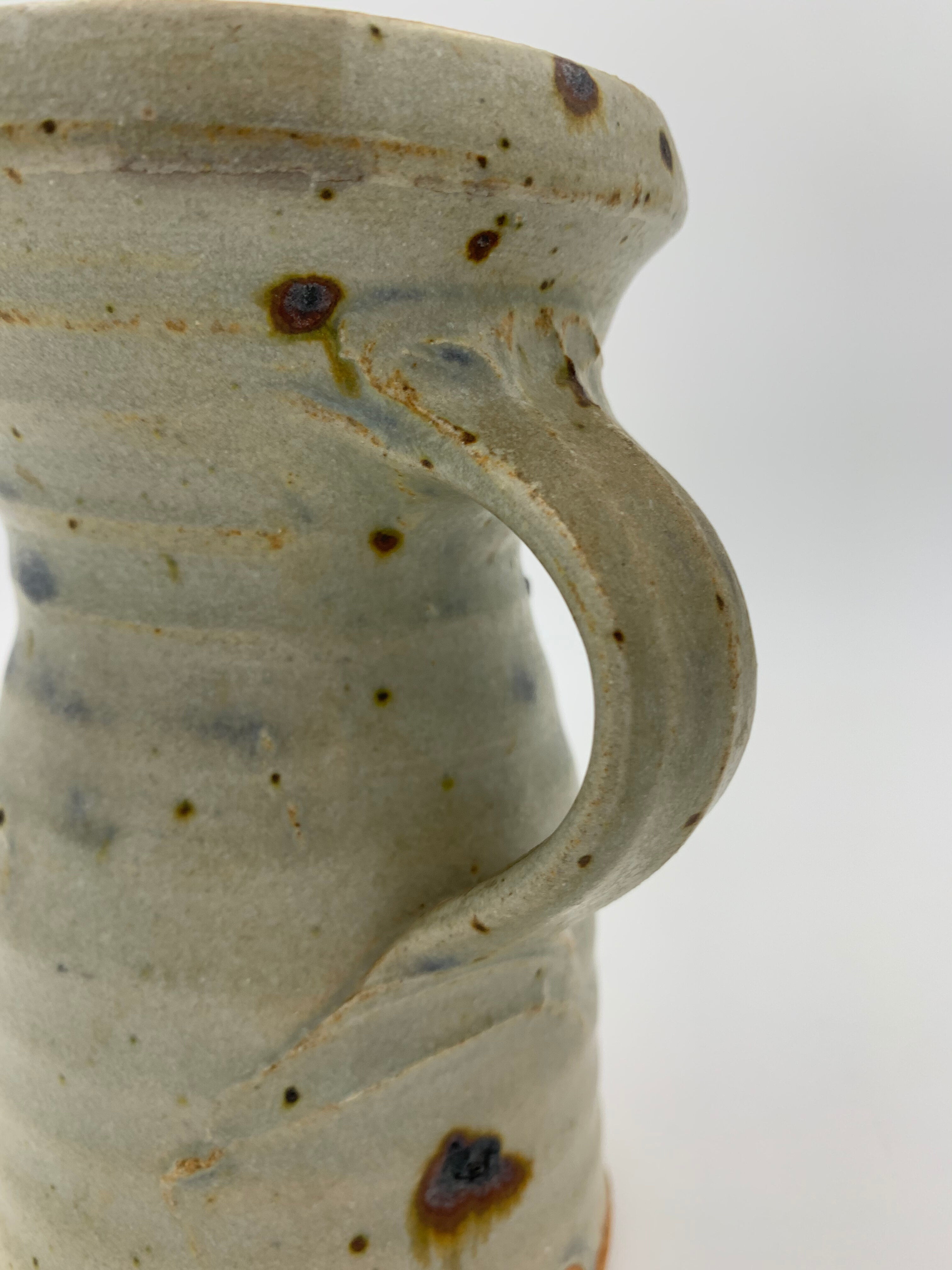 Vintage pyrite stoneware pitcher 1960