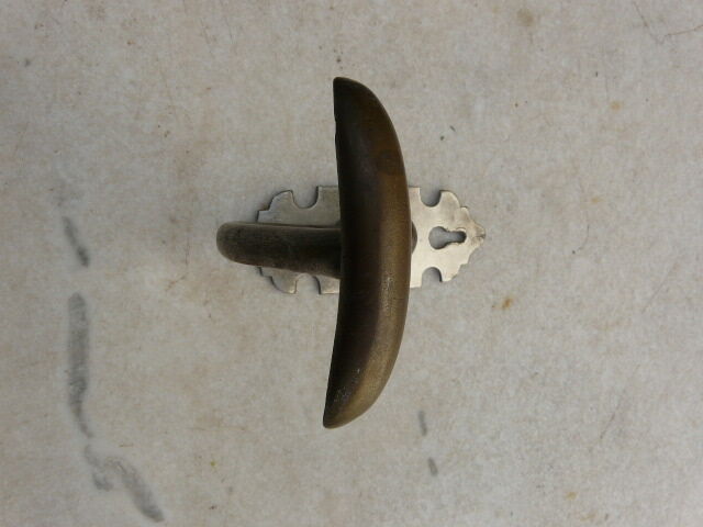 Elegant chromed metal patère late nineteenth century