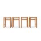 Condogu stools by Luigi Massoni for Porro, 1970s, set of 4.
