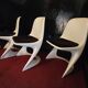 Lot 4 chaises casala vintage par Alexander Begge 1ère édition