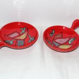 Set of two cups cerenne vallauris 1950