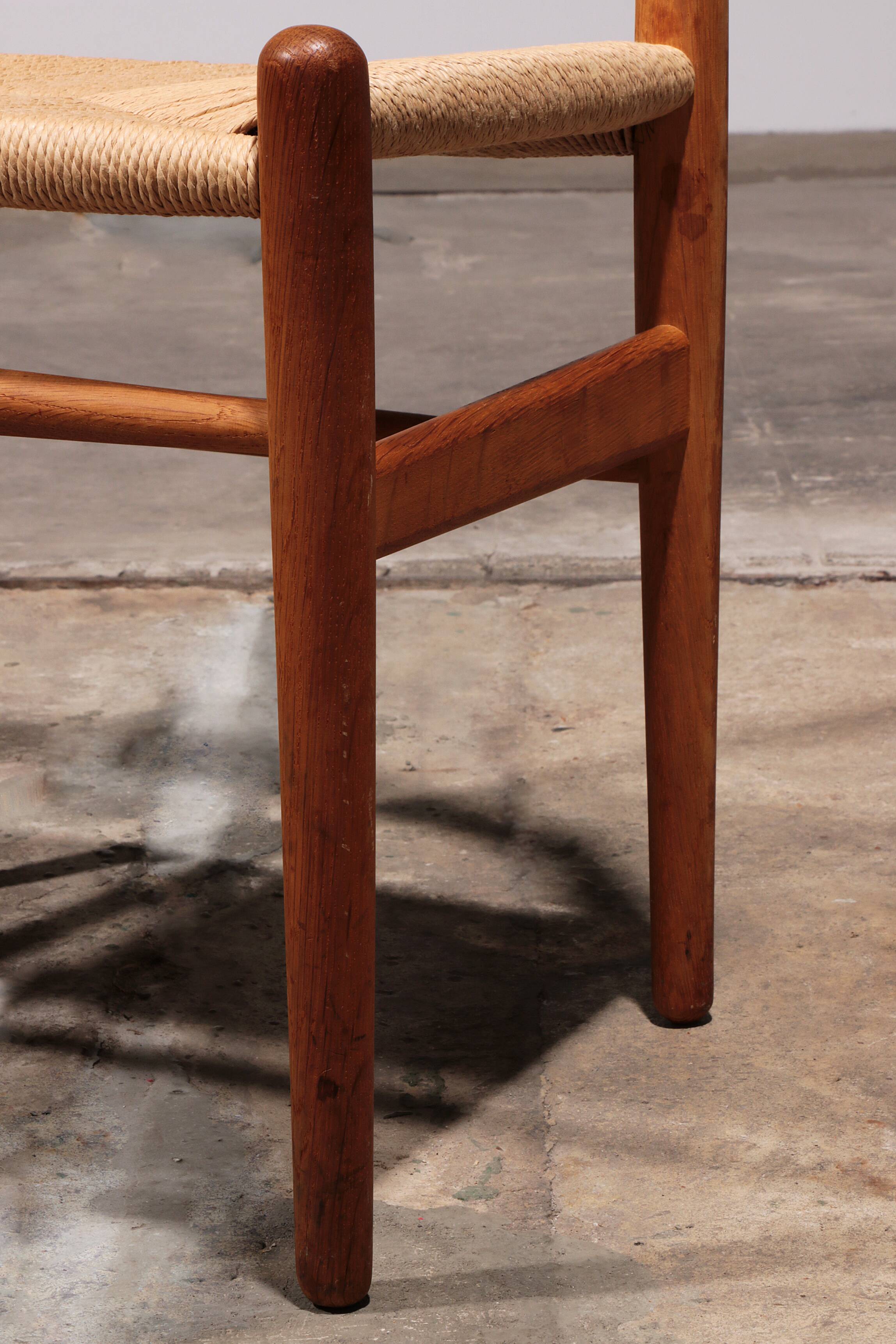Dining Chairs by Hans Wegner for Carl Hansen & Søn,Denmark 2 CH37 and 2 CH36