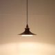 Mid-century pendant lamp / copper / aluminium / Danish modern design / 1960s / 1970s