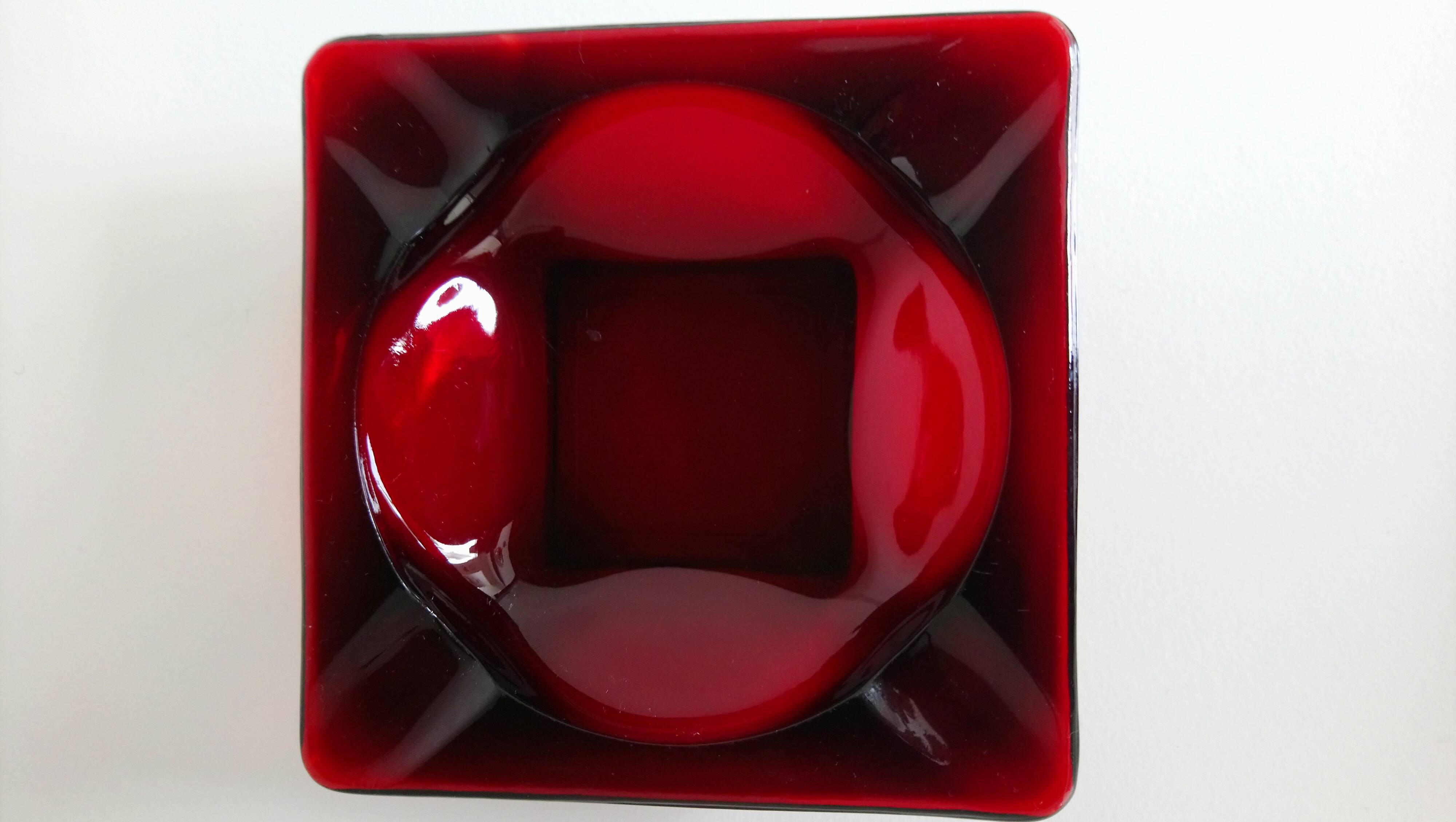 1960s glass ashtray