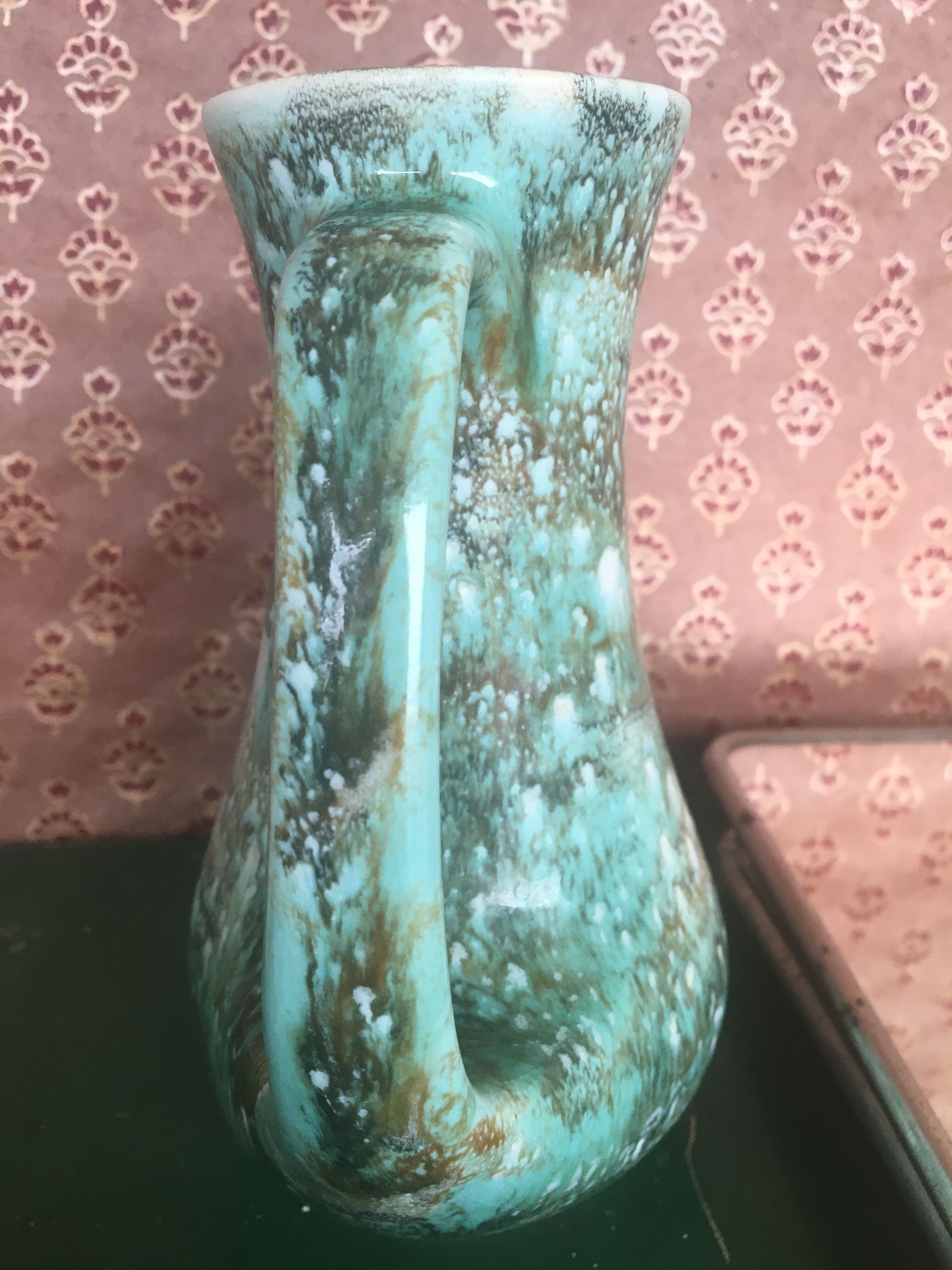 Pitcher Niderviller swirled motifs, 60s