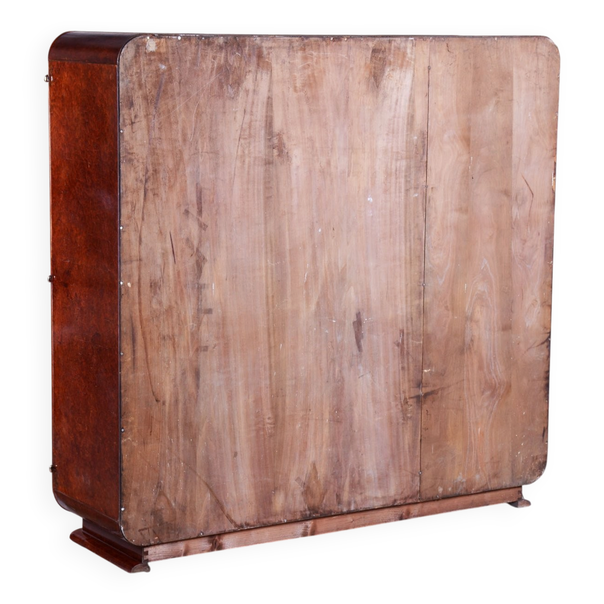 Art Deco Wardrobe in Mahogany attributed to J. Halabala for Up Zavody, Czech, 1920s