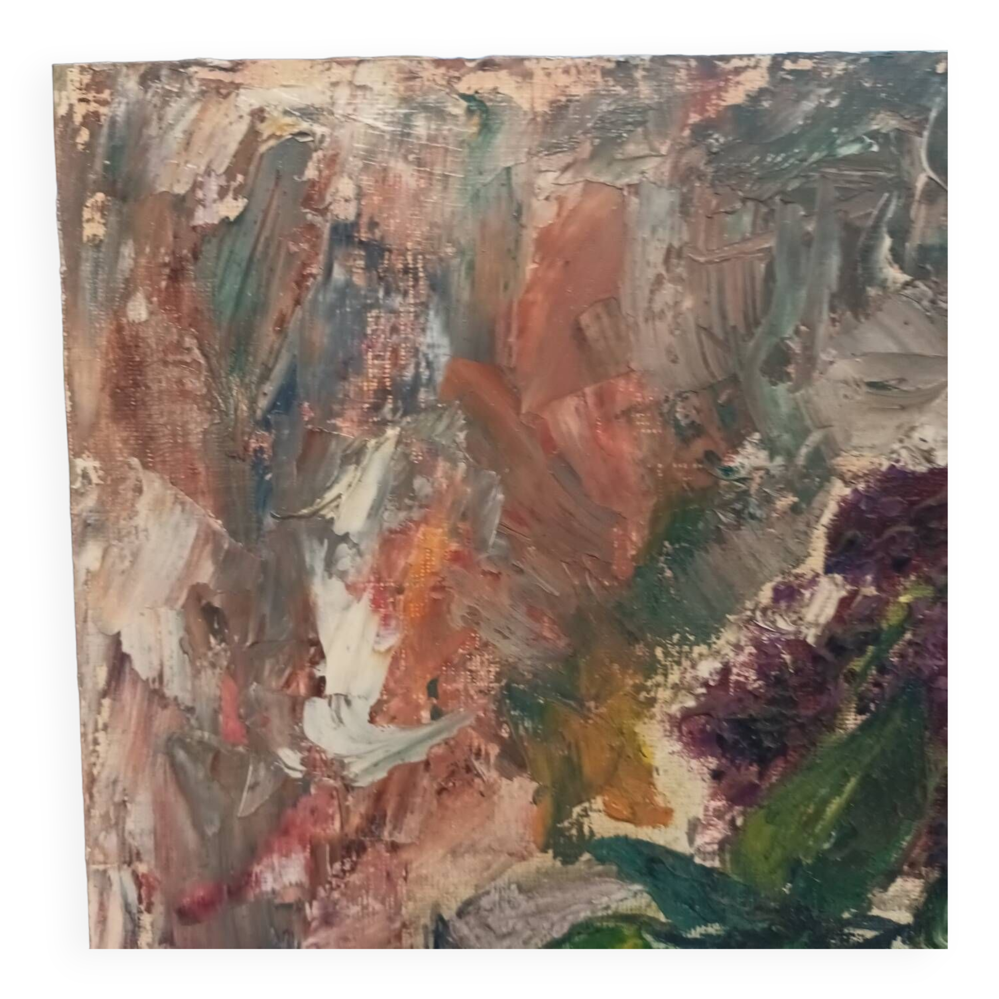 Lilac painting signed