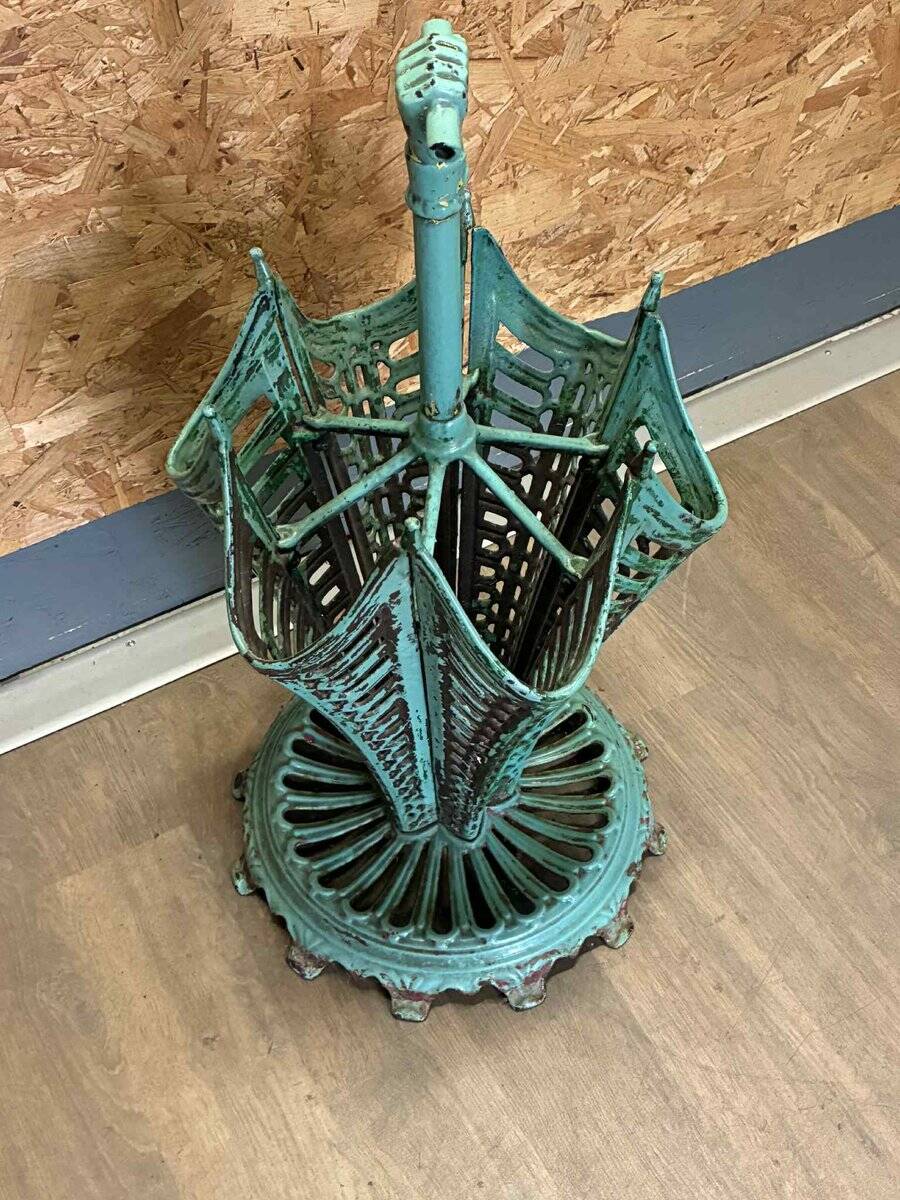 Enameled cast iron umbrella stand, 1920s