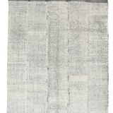 8x10 Kilim Rug, 8x10 Gray & Beige Contemporary Kilim Rug, 253x303Cm