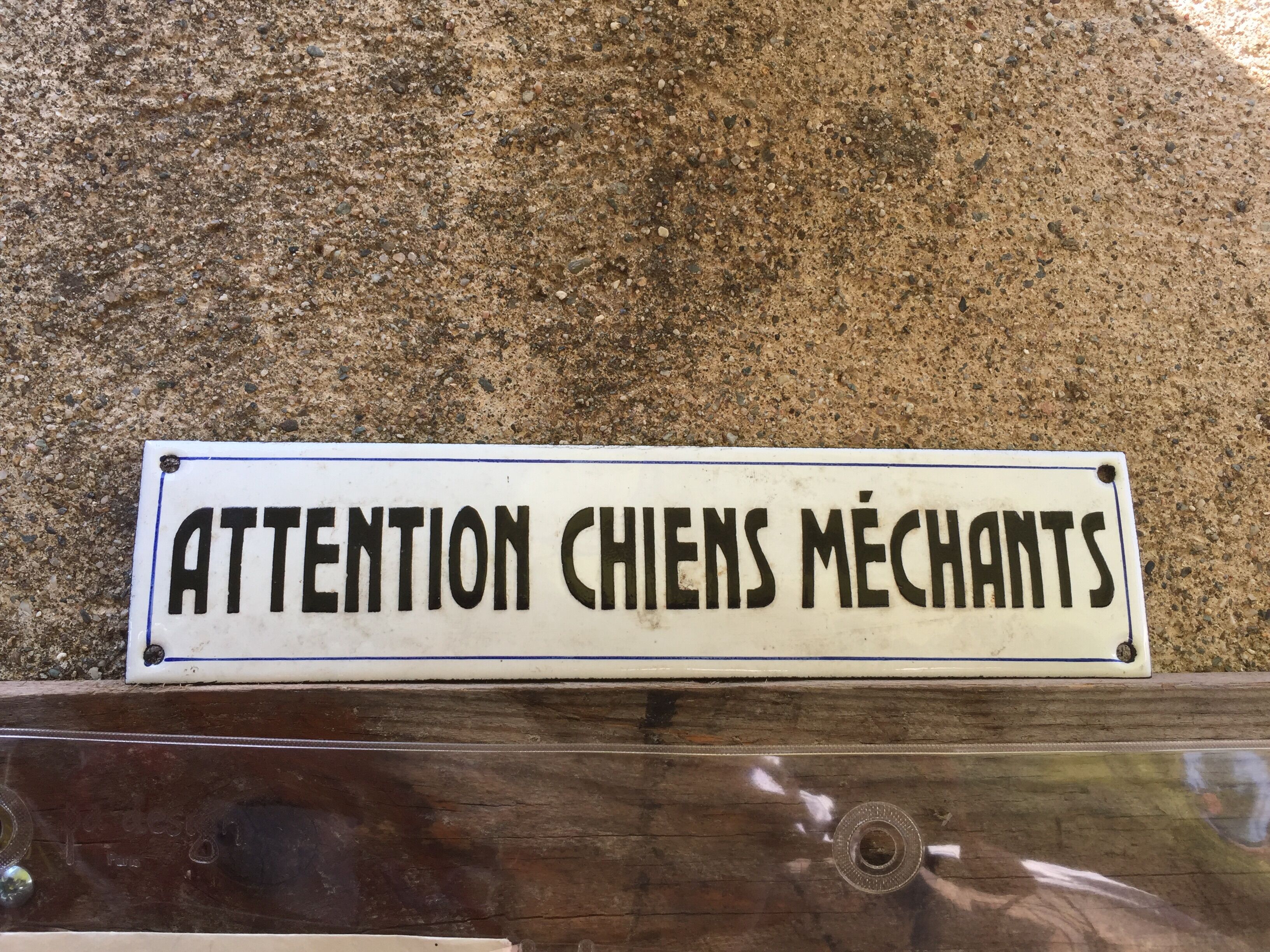 Enamelled sheet metal sign