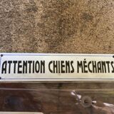 Enamelled sheet metal sign