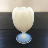 Opaline tulip vase