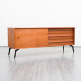 Vintage teak row, 160cm, restored