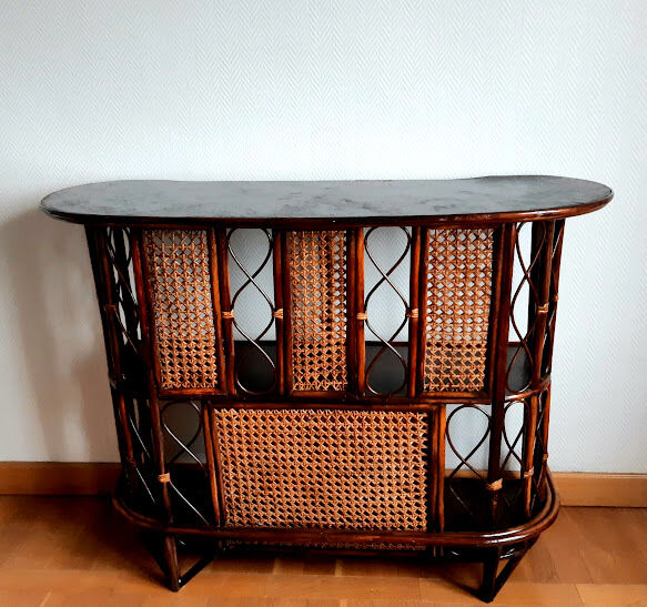 Rattan bar and canning 1960