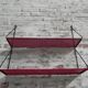 Steel wall rack with 2 shelves by Tjerk Reijenga perforated for Pilastro
