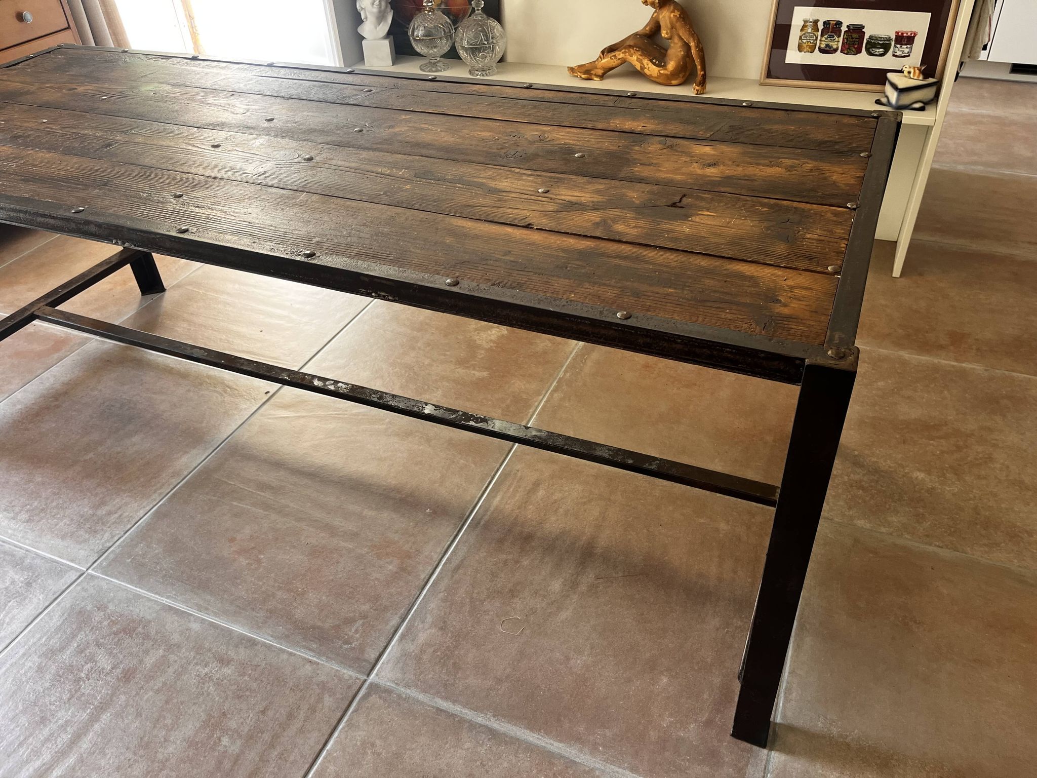 Table industrielle 200x79