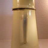 Yellow enamel coffee maker