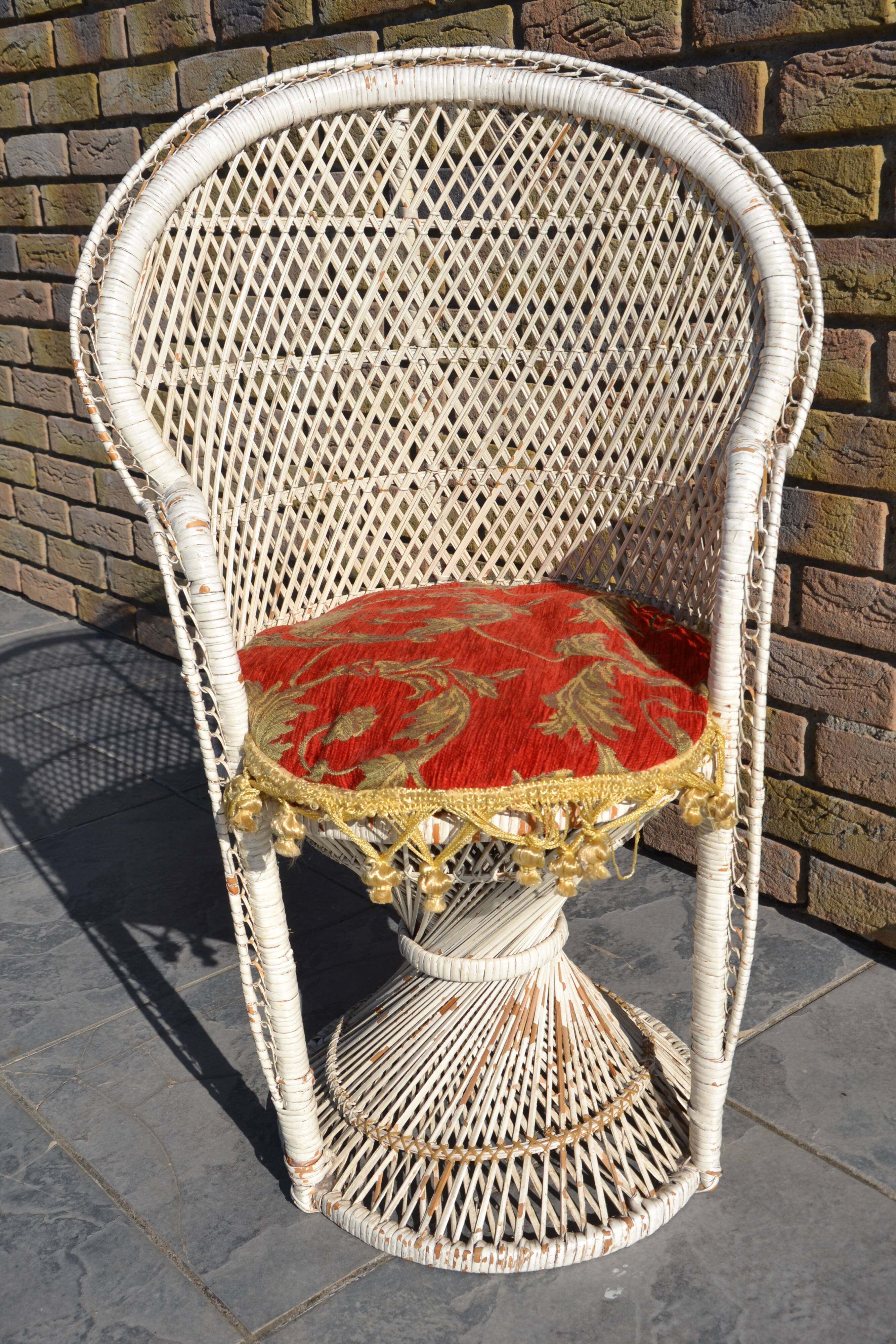 Chaise Emmanuelle en rotin enfant